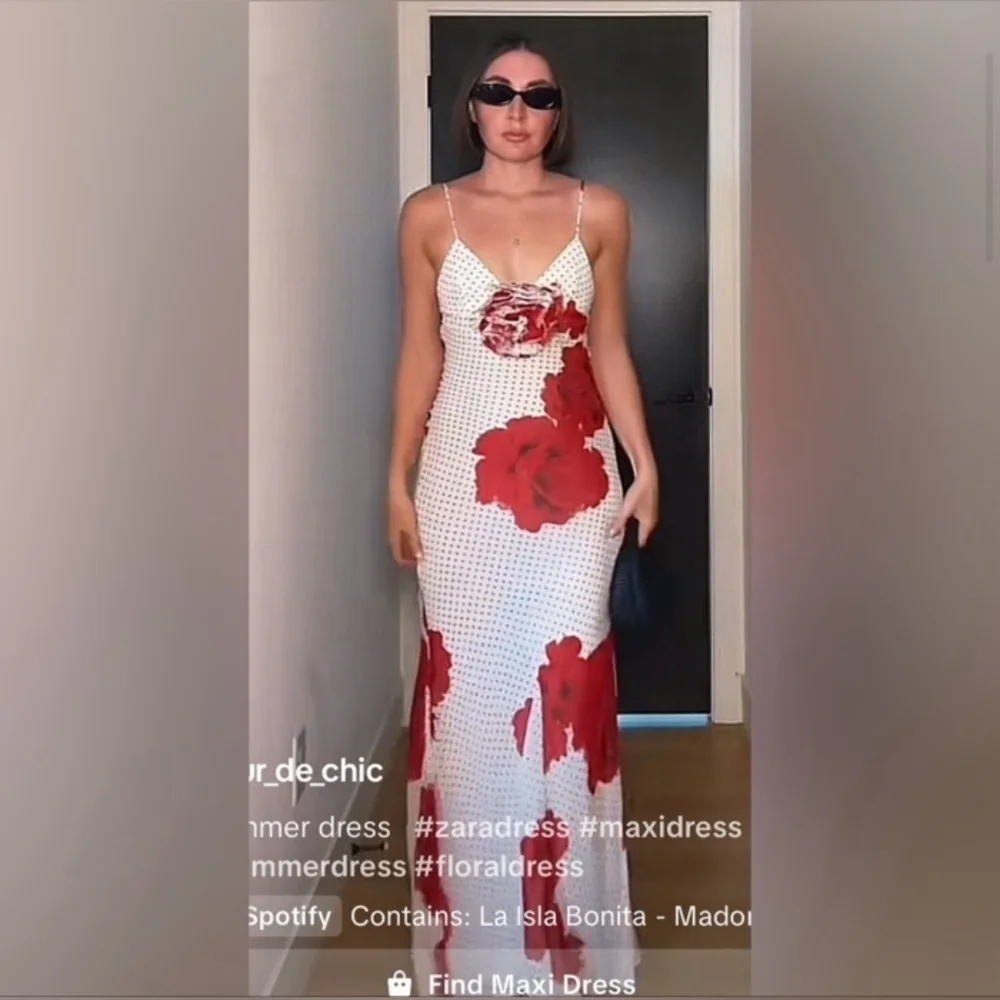 Zara Floral Print Dress - Picture 2 of 9